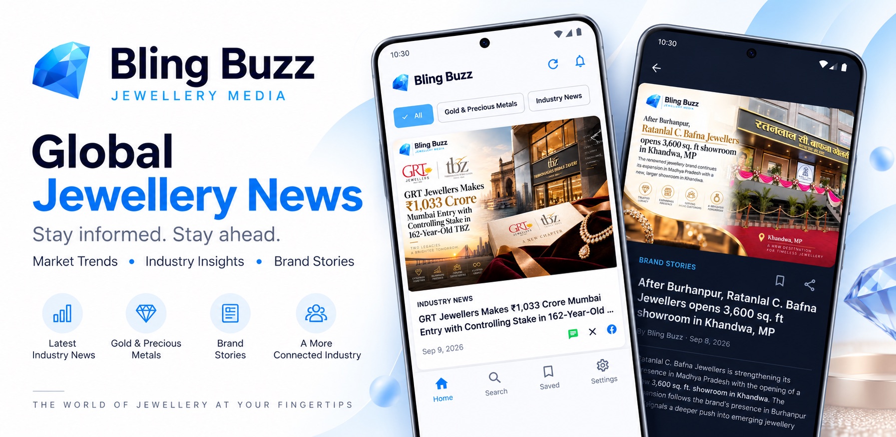BlingBuzz jewellery news app