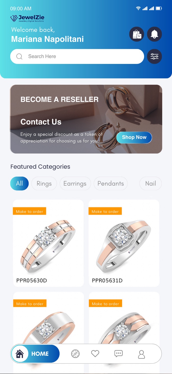 Jewelzie app offers screenshot